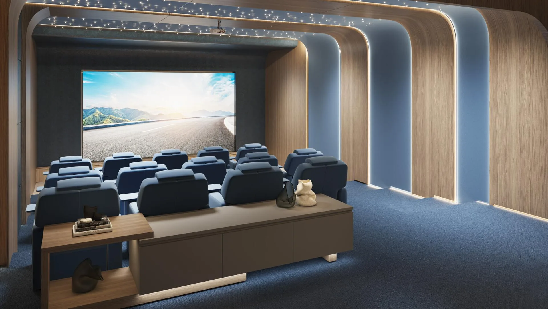 Кинозал Mayfair Nexus с мягкими креслами