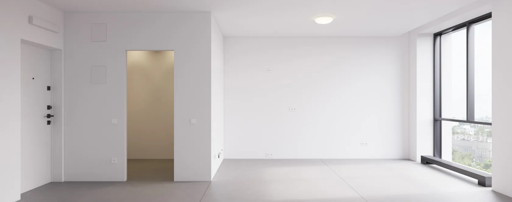 ЖК «Метрополия»: квартира в предчистовой отделке White Box