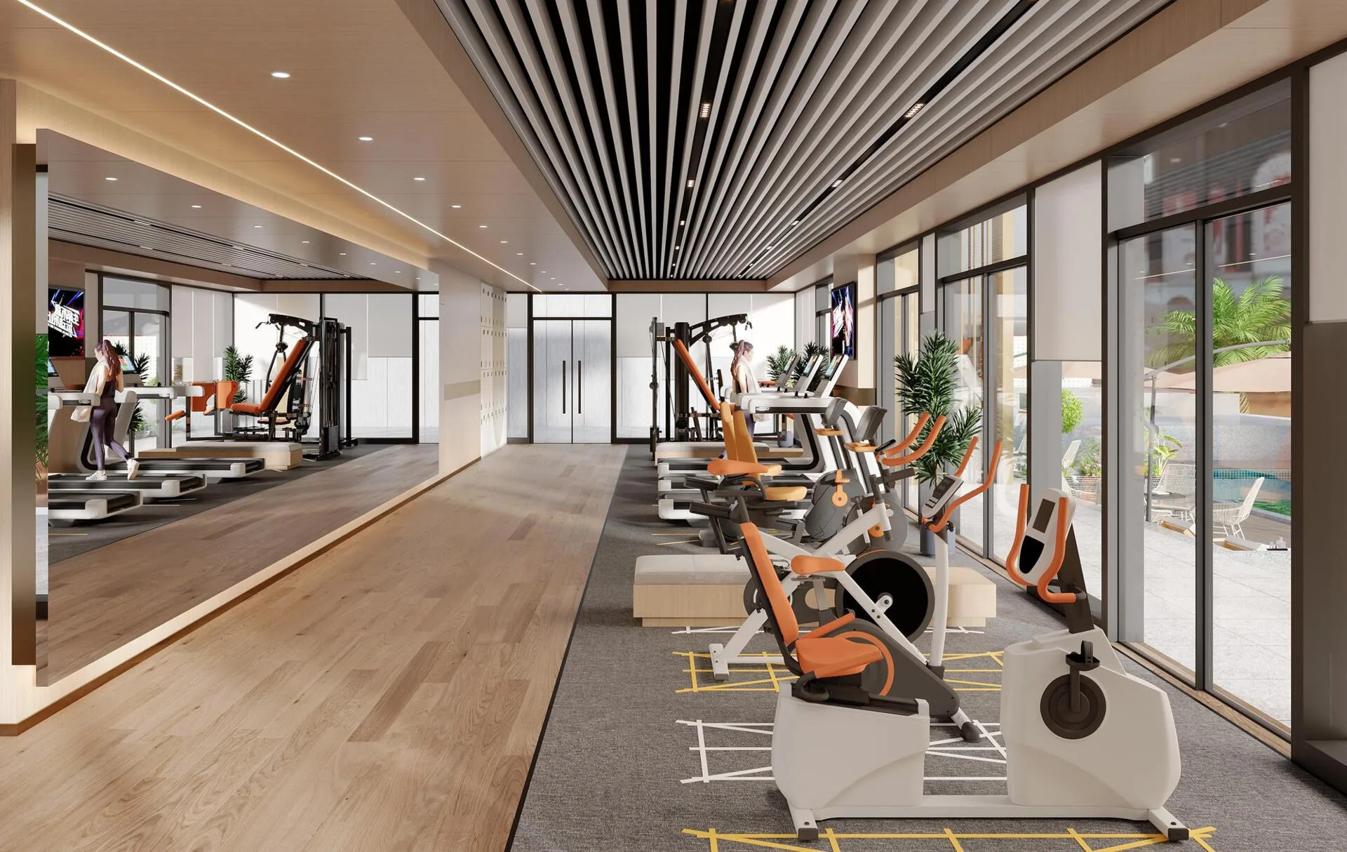 Тренажёрный зал Nautis Residences