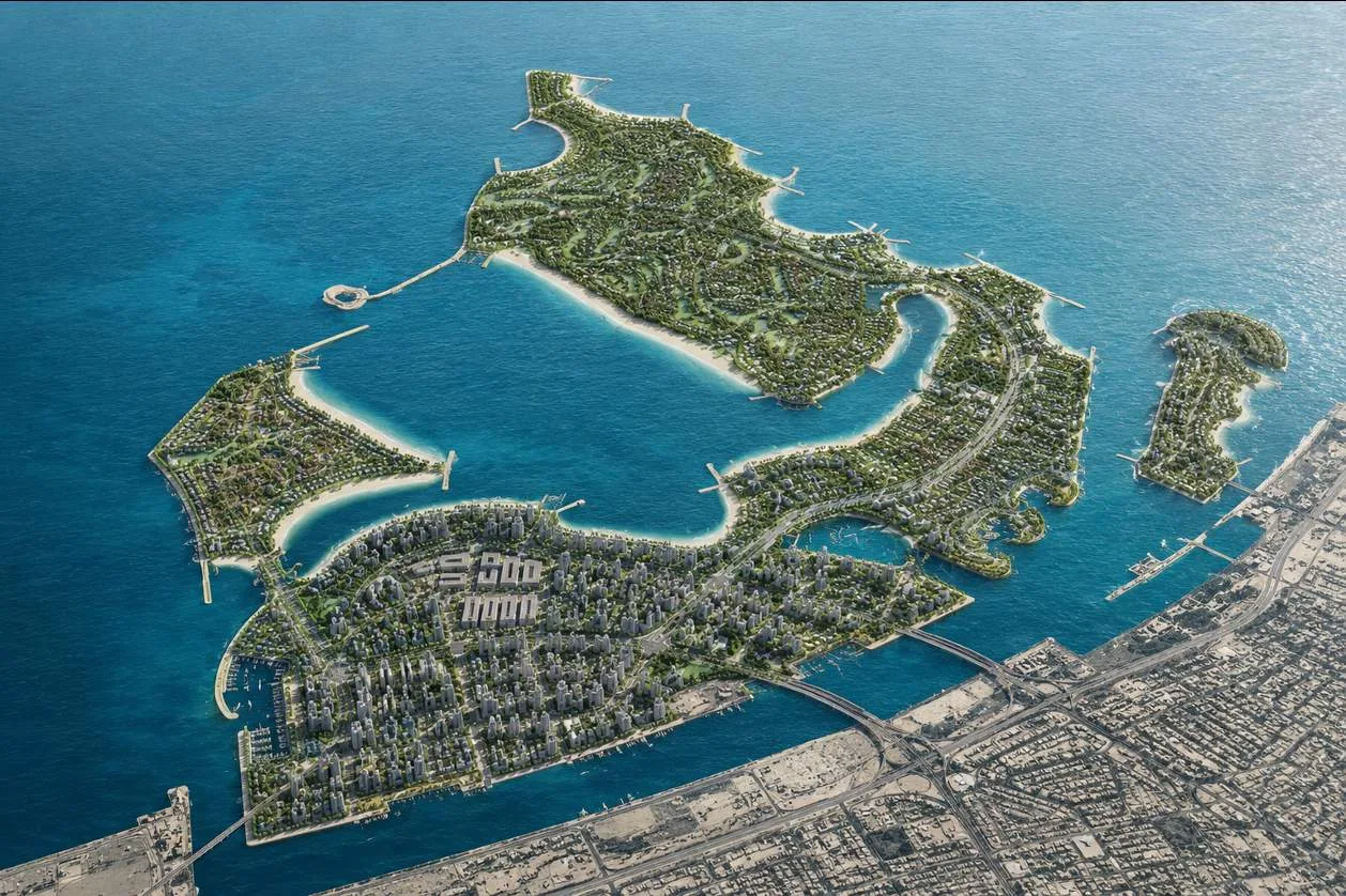 Dubai Islands с высоты