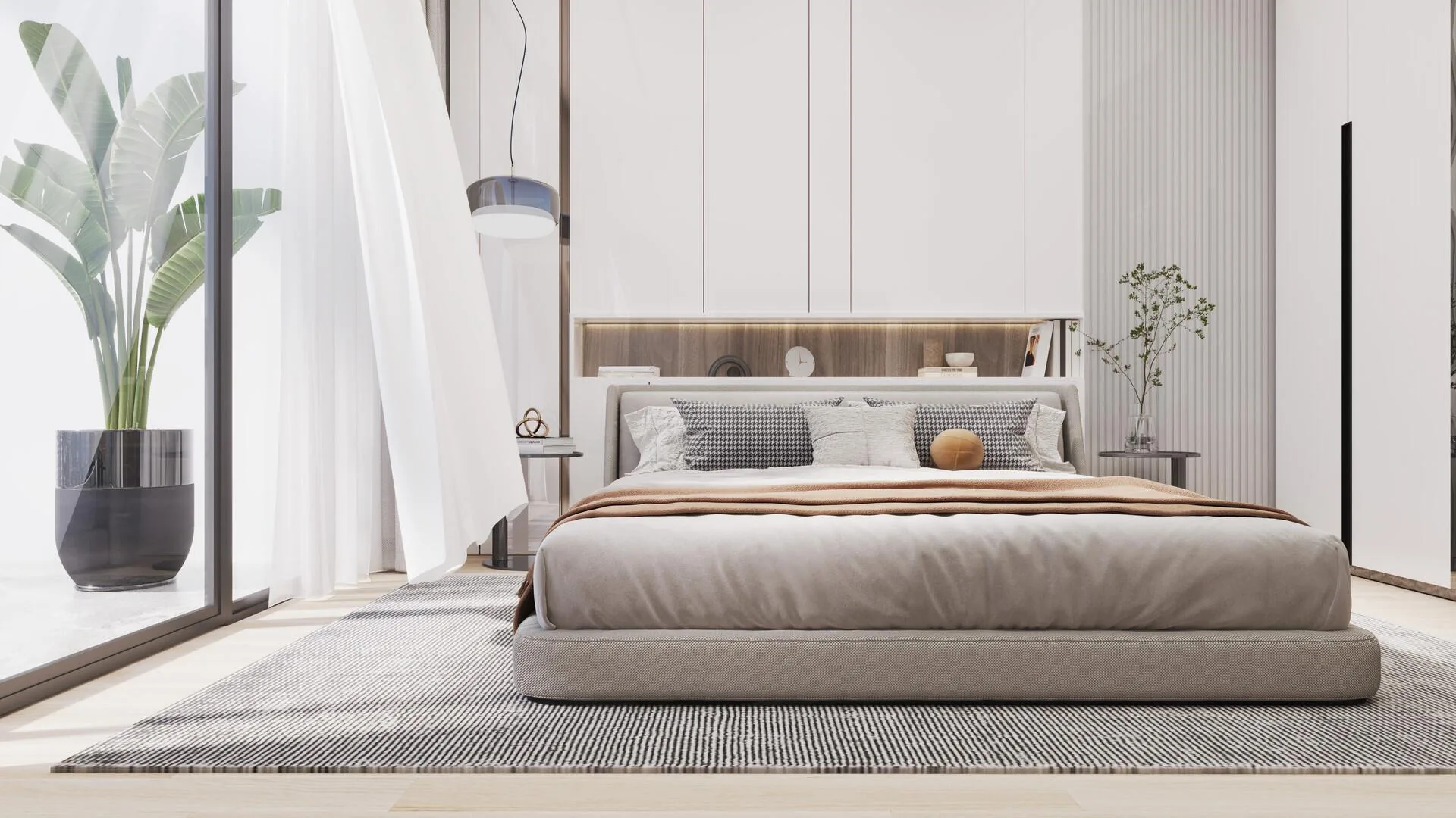 Спальня в квартире SAMANA Ocean Pearl