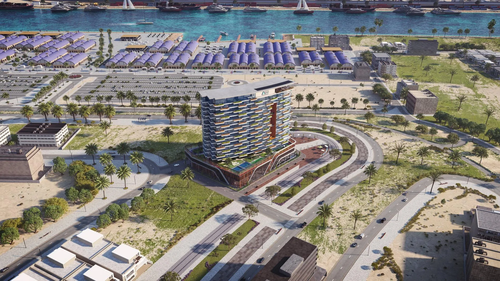 Ocean Tower у берега Dubai Islands
