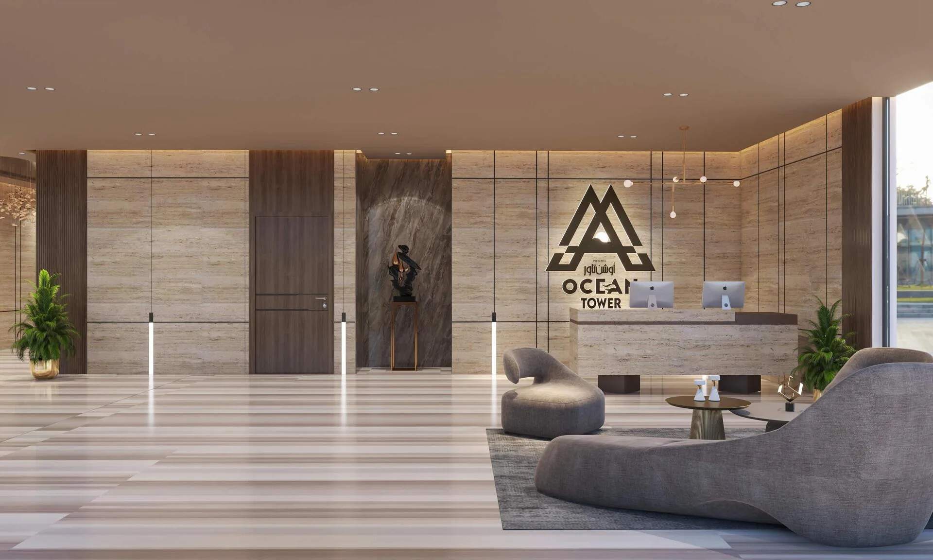 Ресепшен Ocean Tower