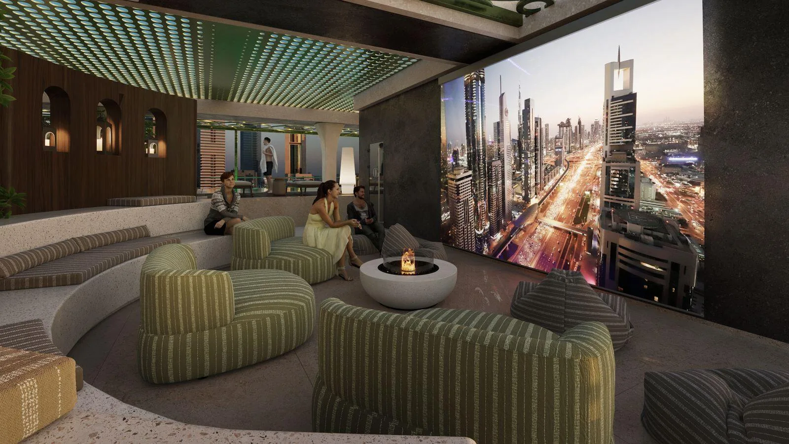 Кинозал на крыше Olivia Gardens Residence