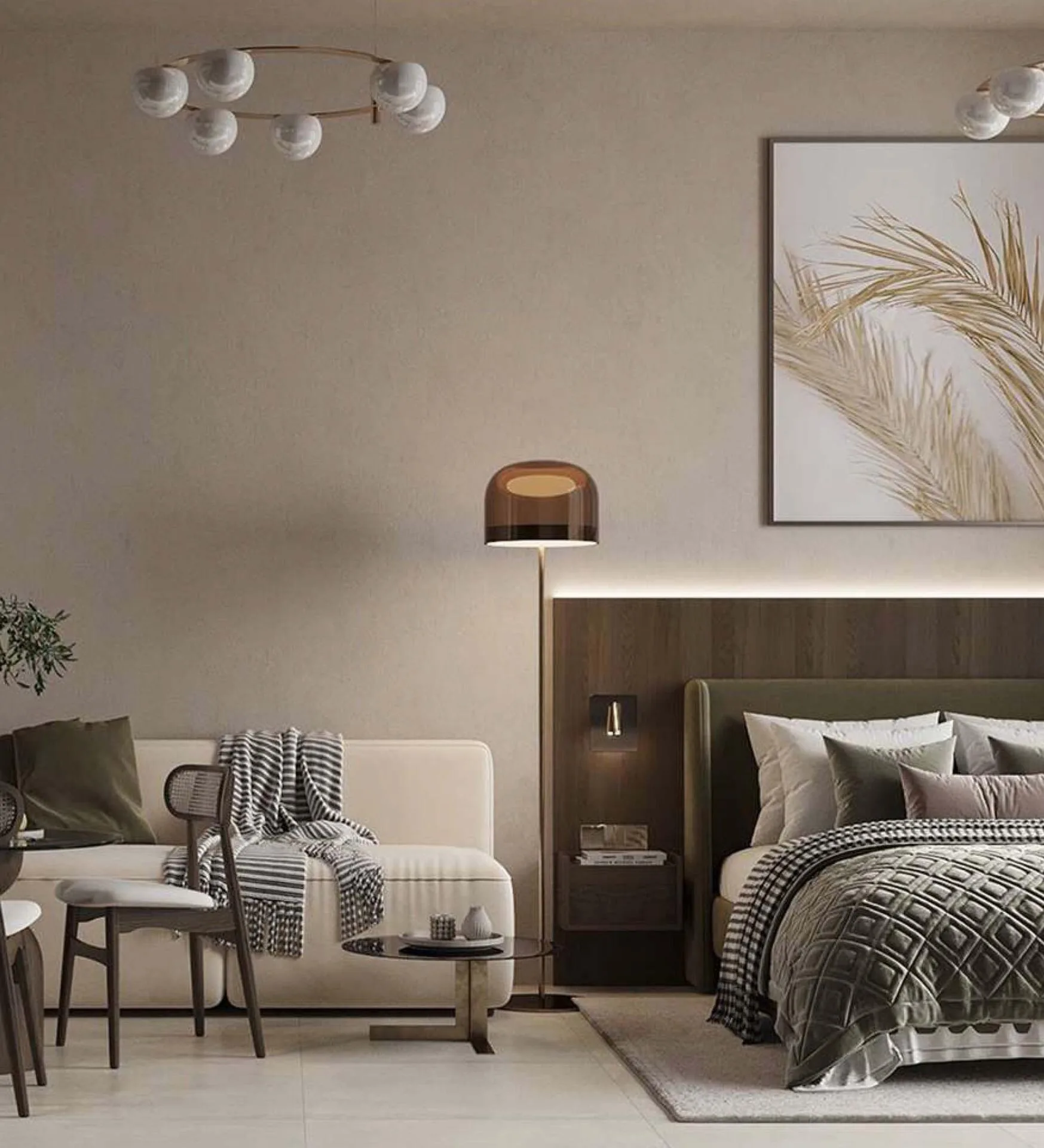 Спальное место в студии Olivia Gardens Residence