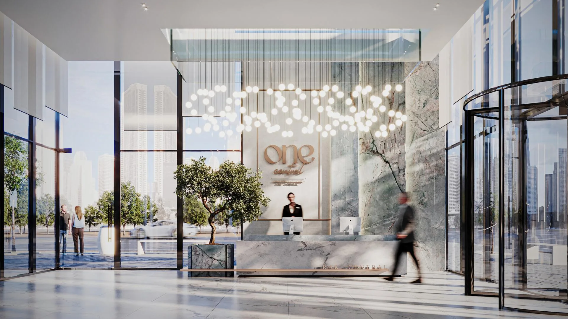 Вход в лобби One Central