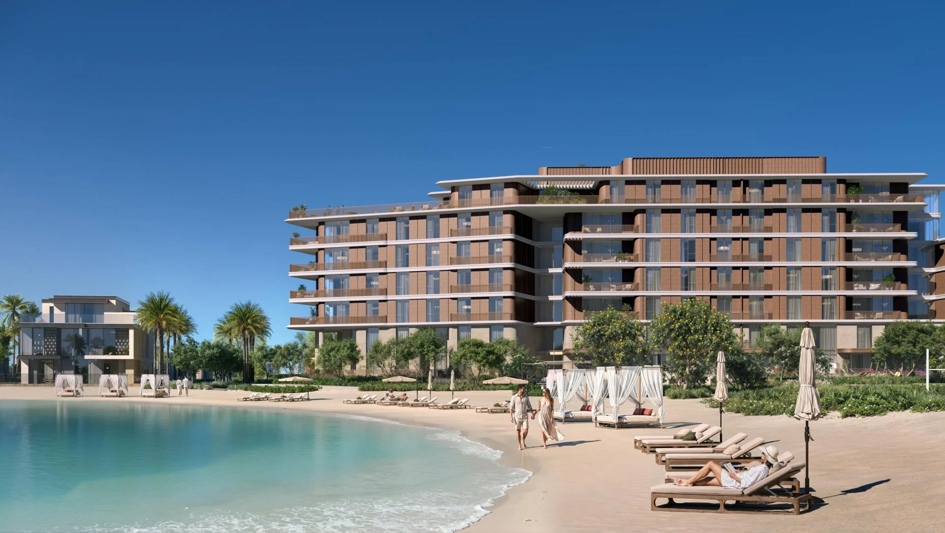 Дом Palm Central у самой кромки пляжа