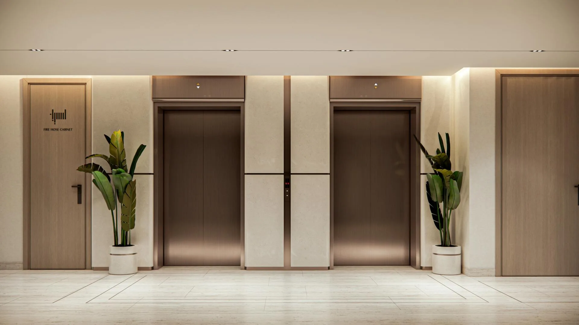 Лифтовый холл Parkgreen Residences