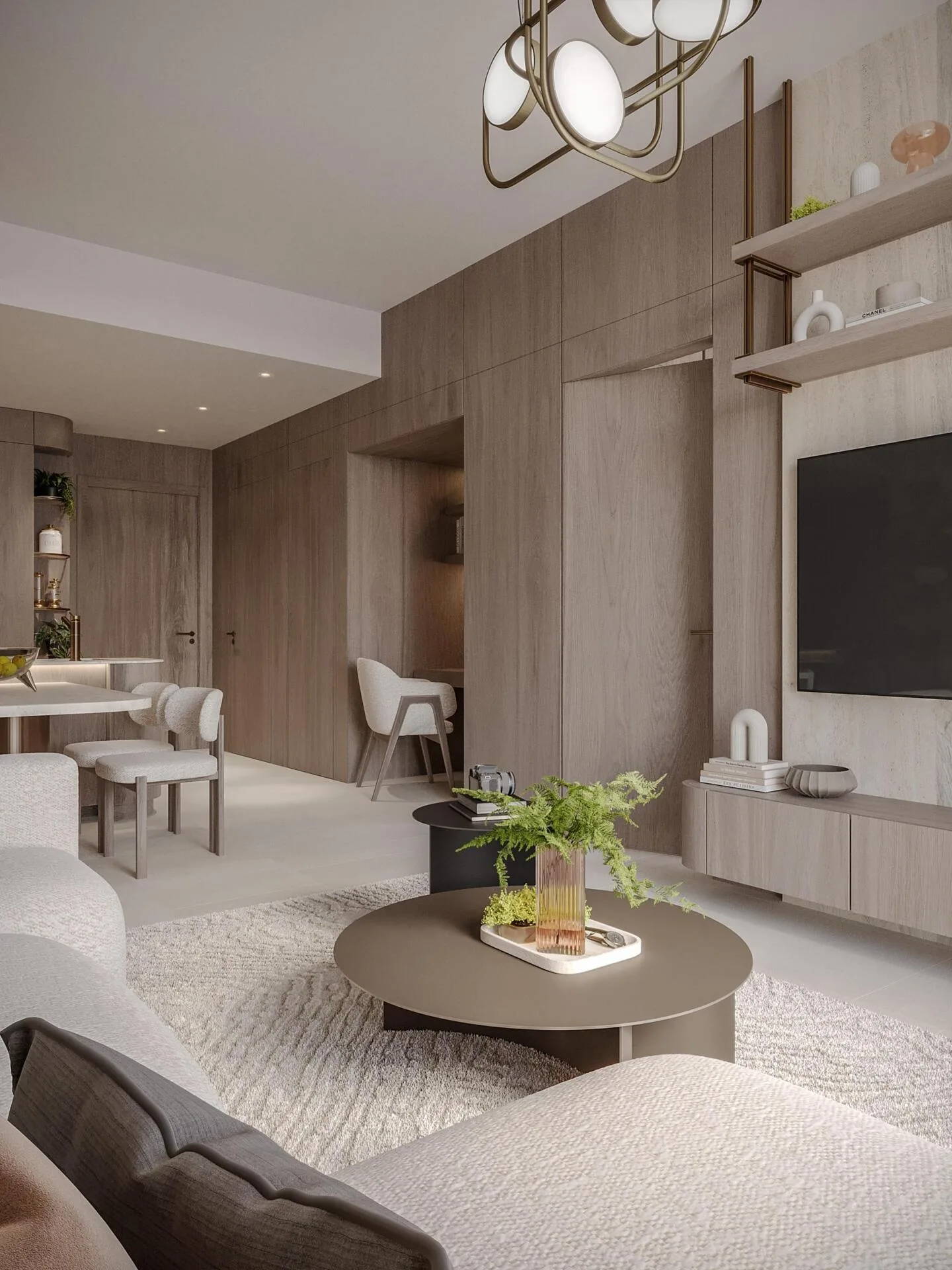 Гостиная в квартире Pearl House II