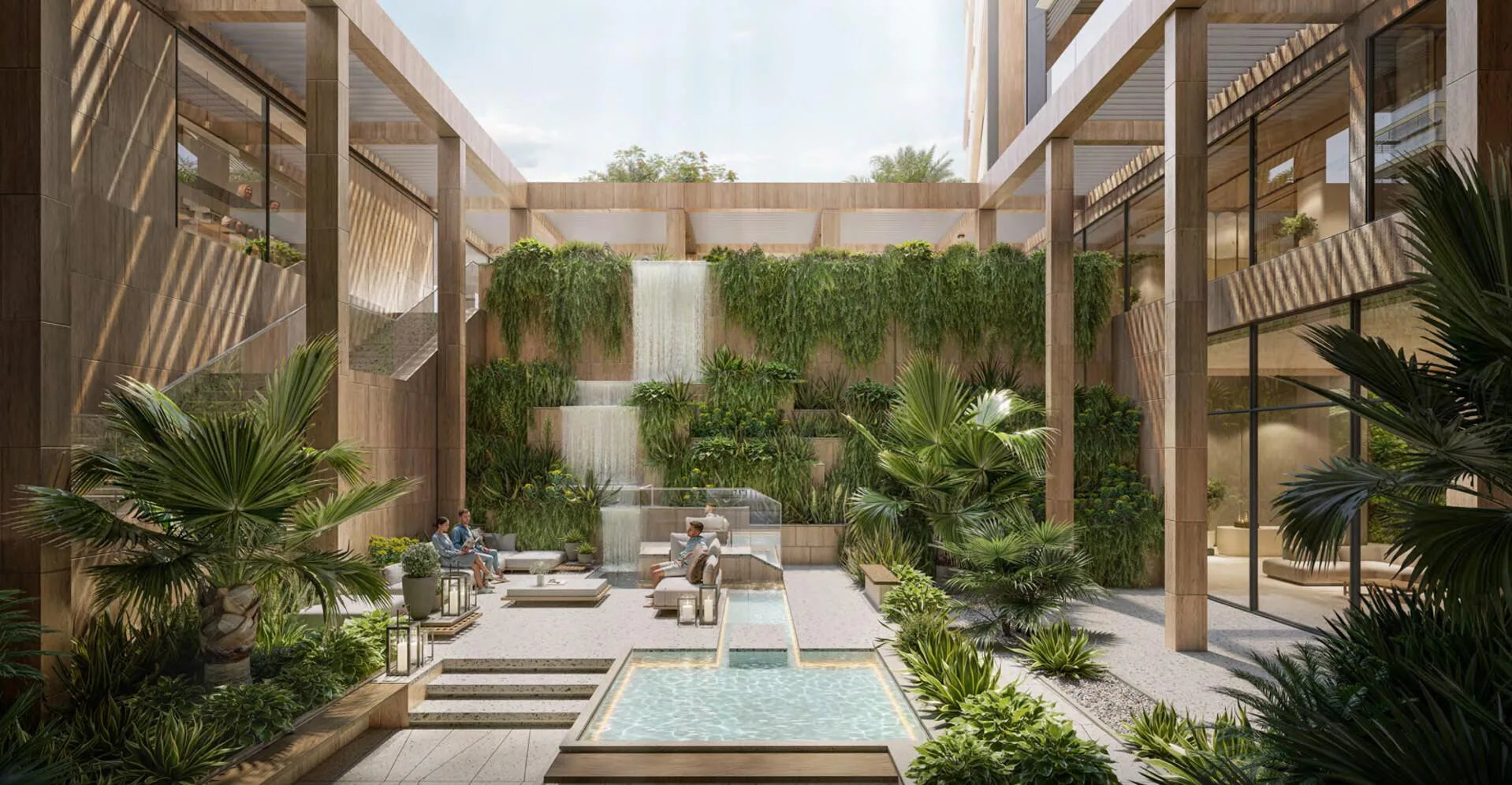 Утопленный сад Sunken Garden в Playa Del Sol