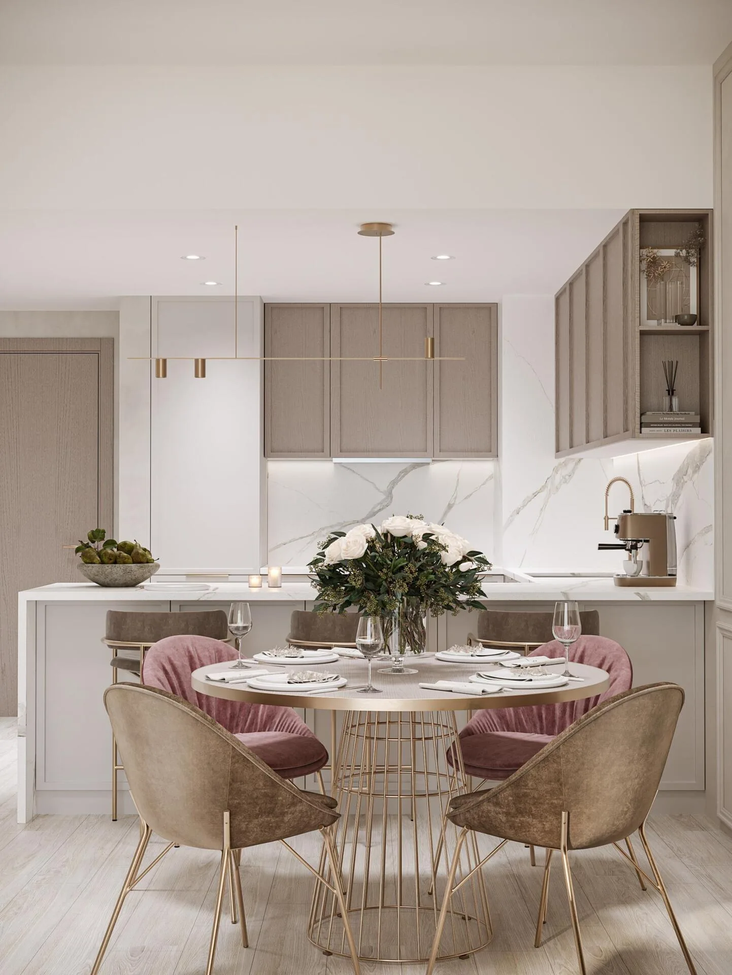 Кухня в квартире Q Gardens Lofts, другой ракурс