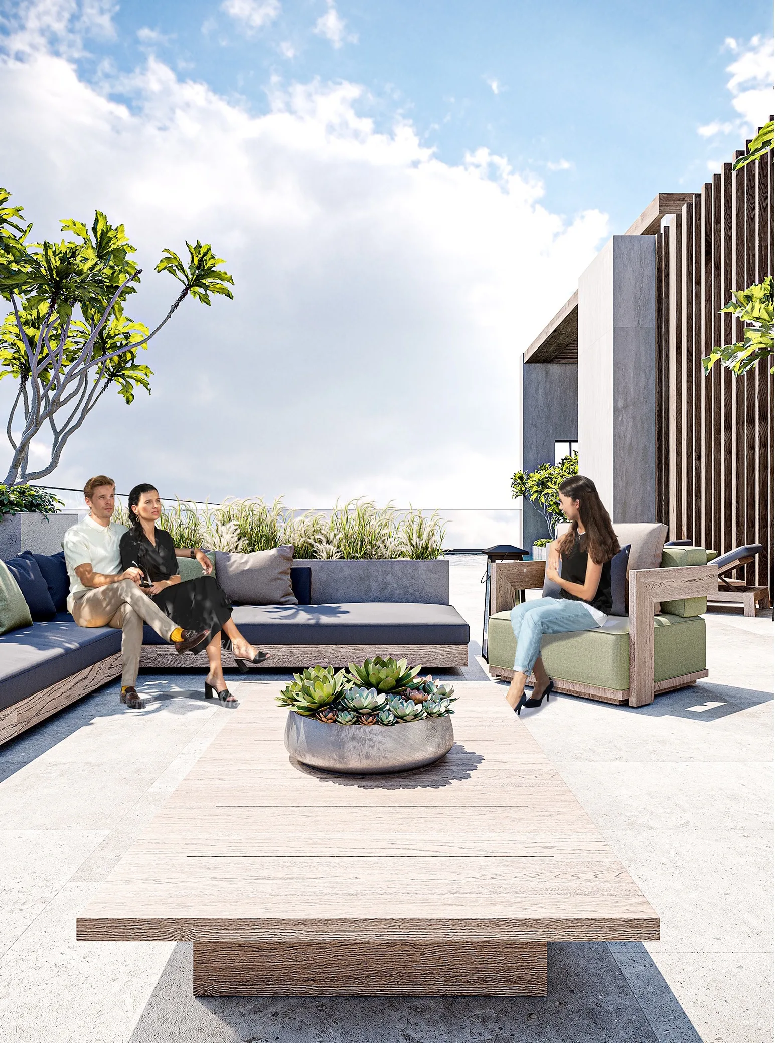 Диваны и кресла для отдыха в Q Gardens Lofts