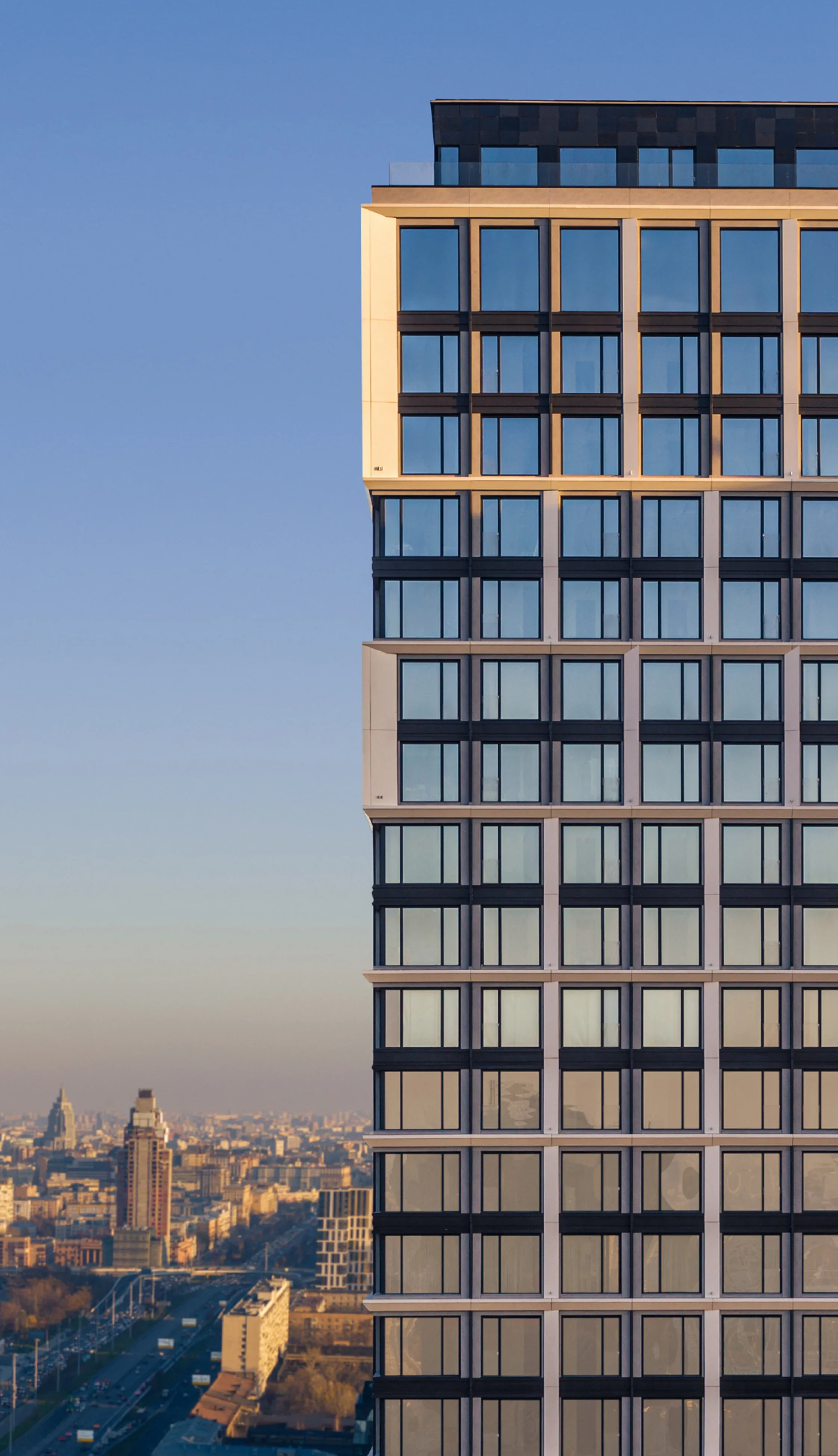 Queen Elizabeth Park Tower: фасад башни квартала Prime Park