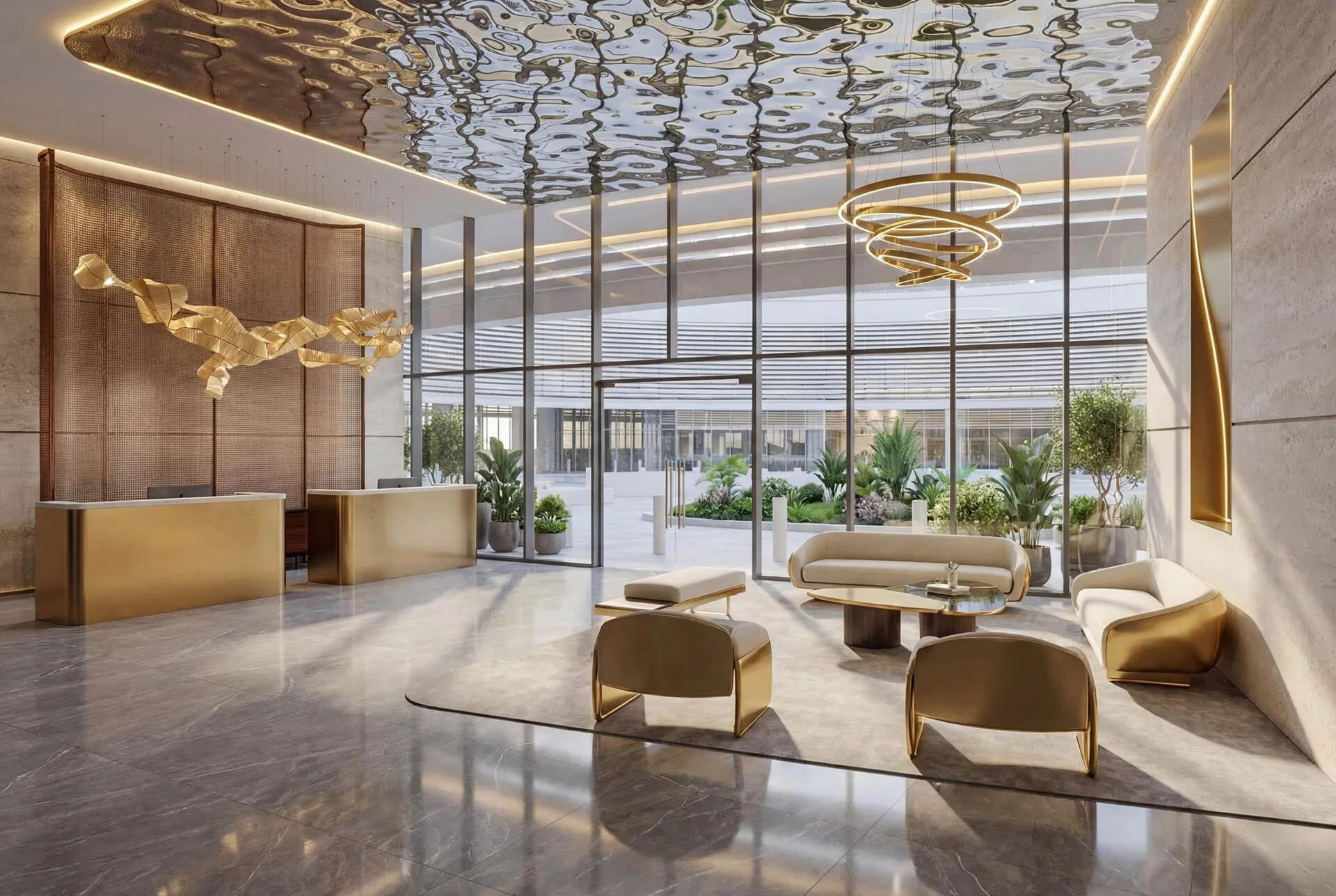 Лобби Radisson Blu RAK Central