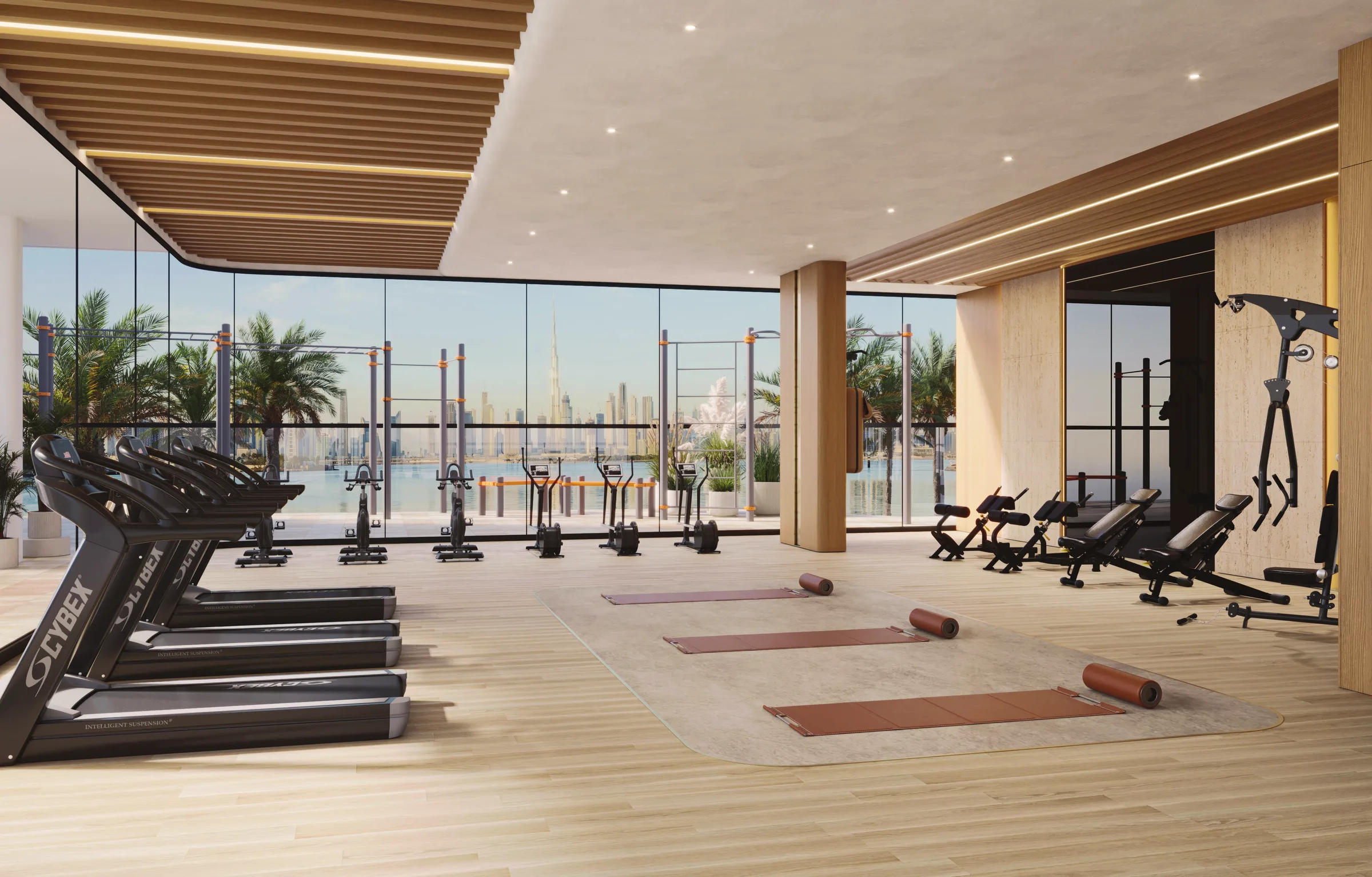 Тренажёрный зал в Ramada Residences