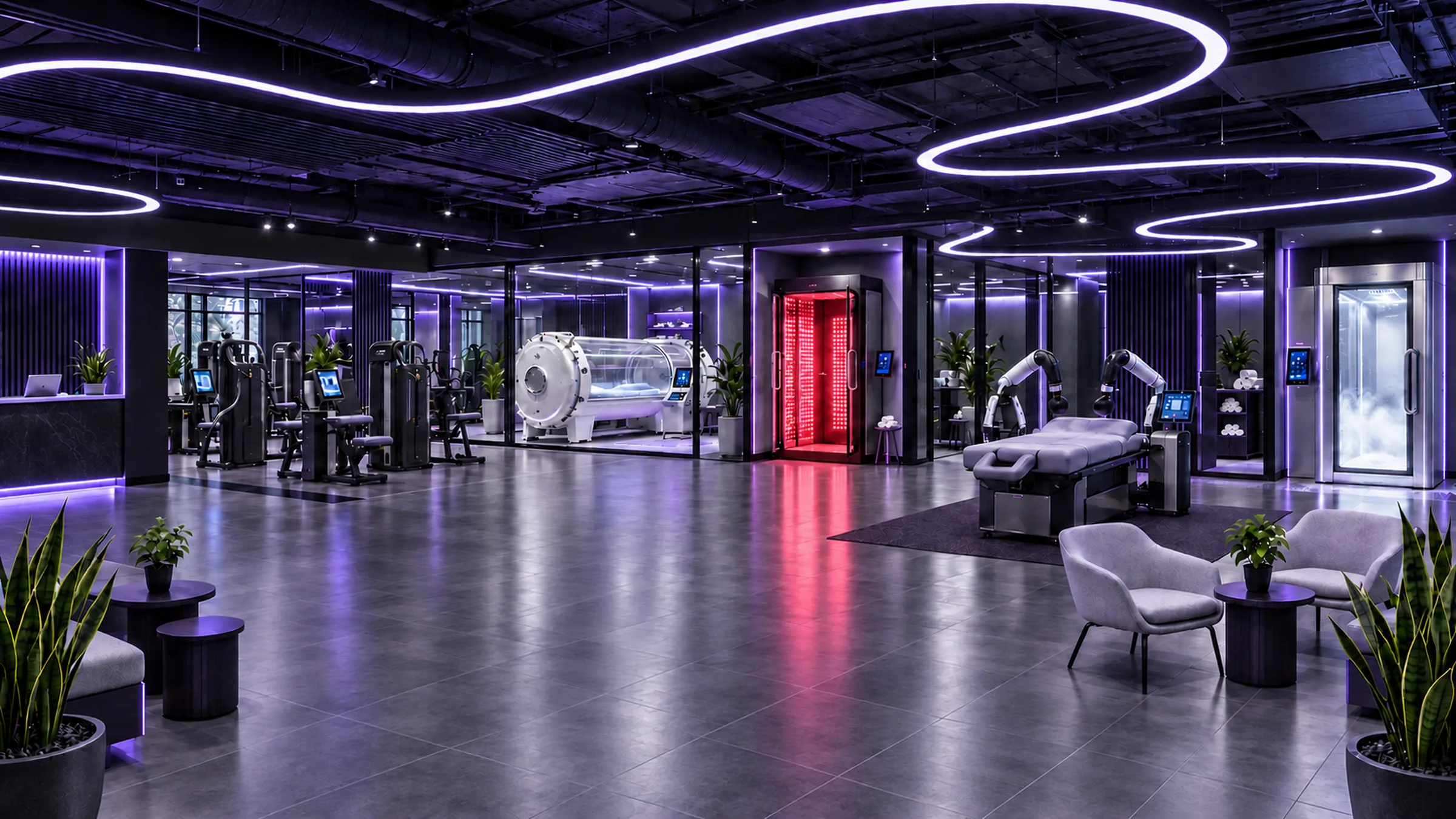 Зал Longevity Hub в REEF 995