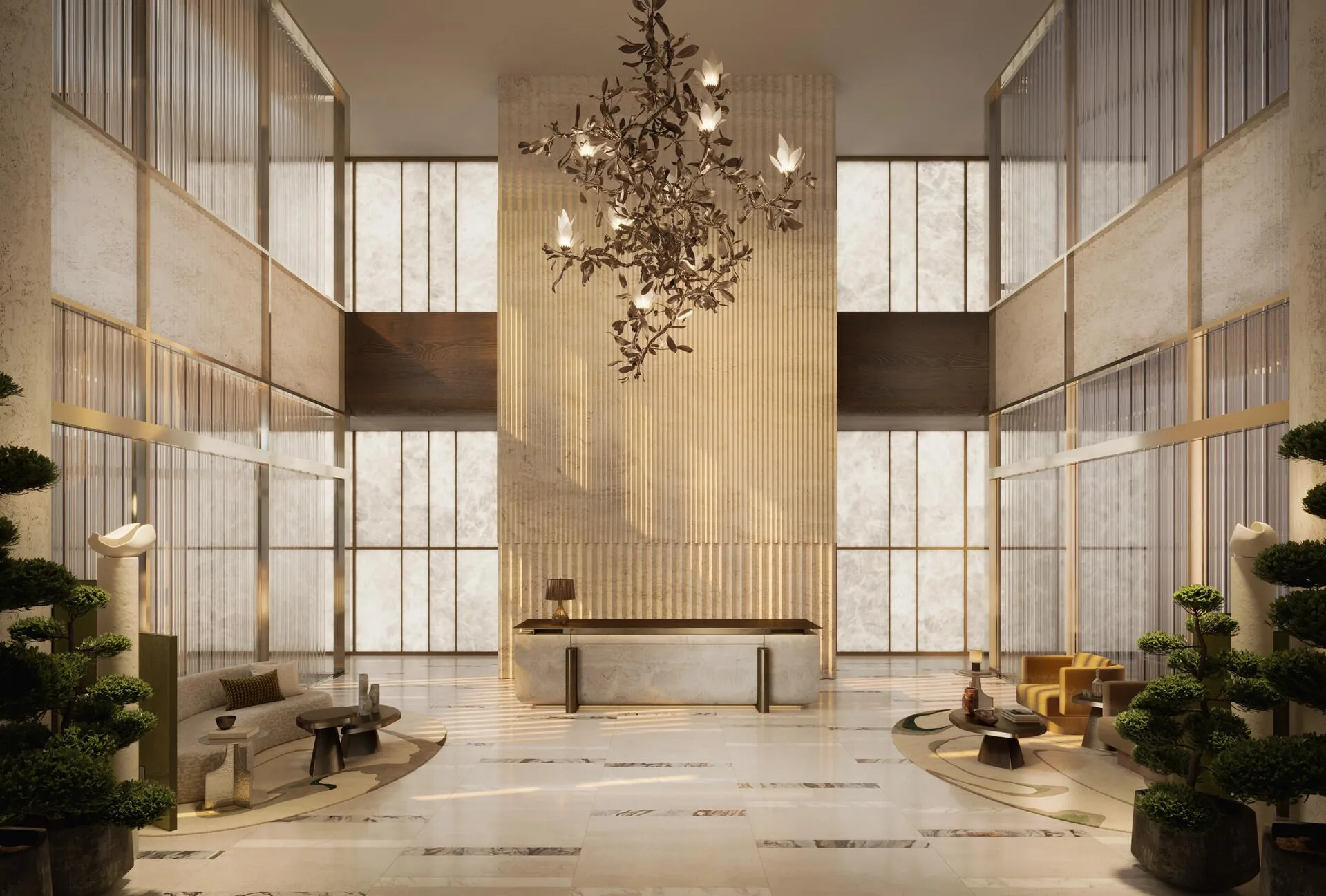 Лобби Regent Residences Dubai