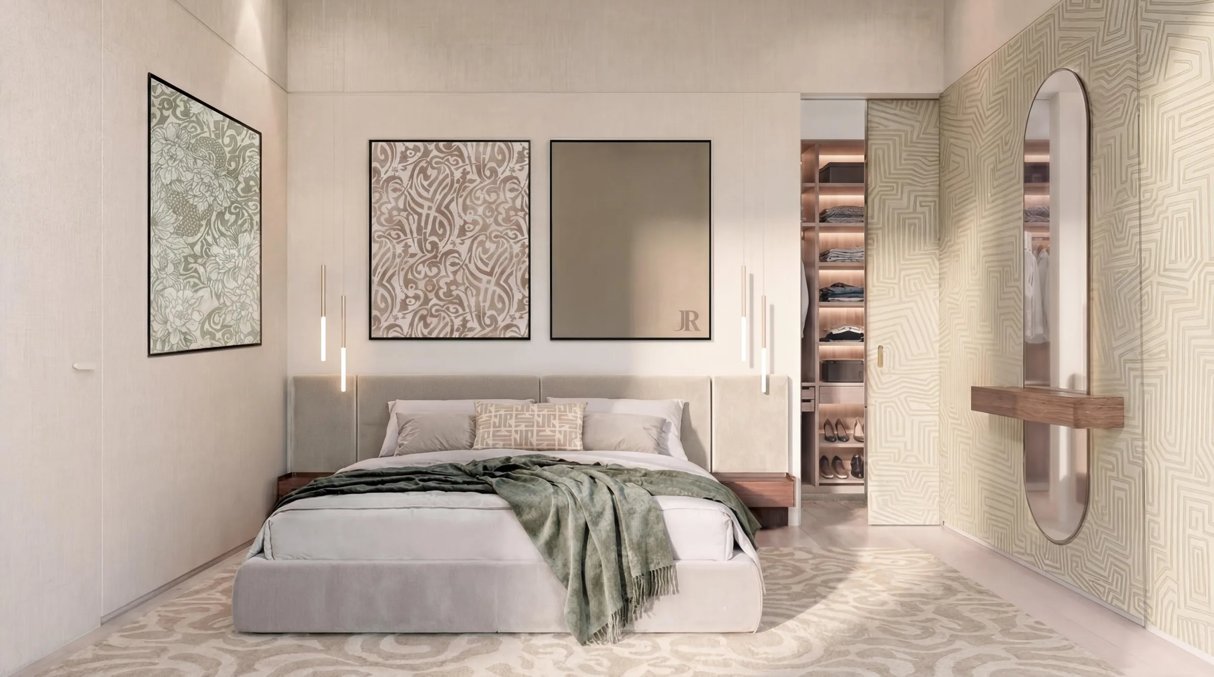 Визуализация спальни в Richmond Residences