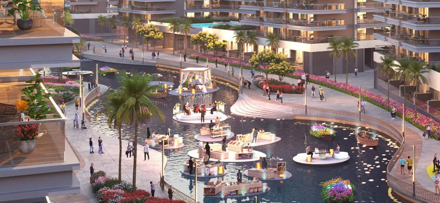 Плавучая сцена Floating Opera на воде Riverside Views