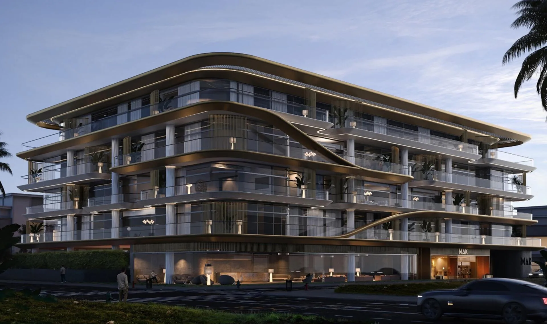 Saddlewood Park вечером