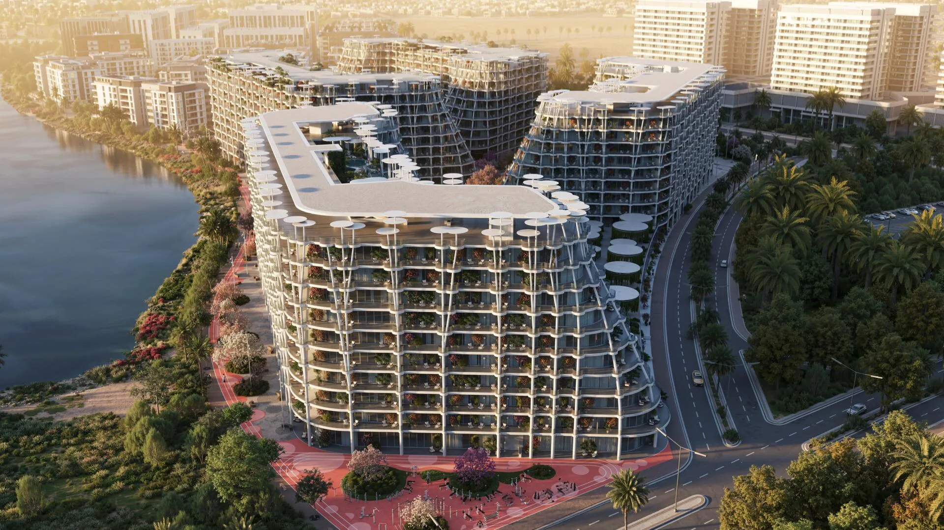 Дом Sakura Gardens на берегу лагуны
