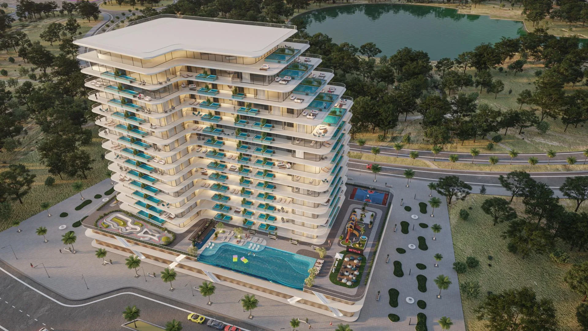 Samana Golf Views с высоты среди зелени