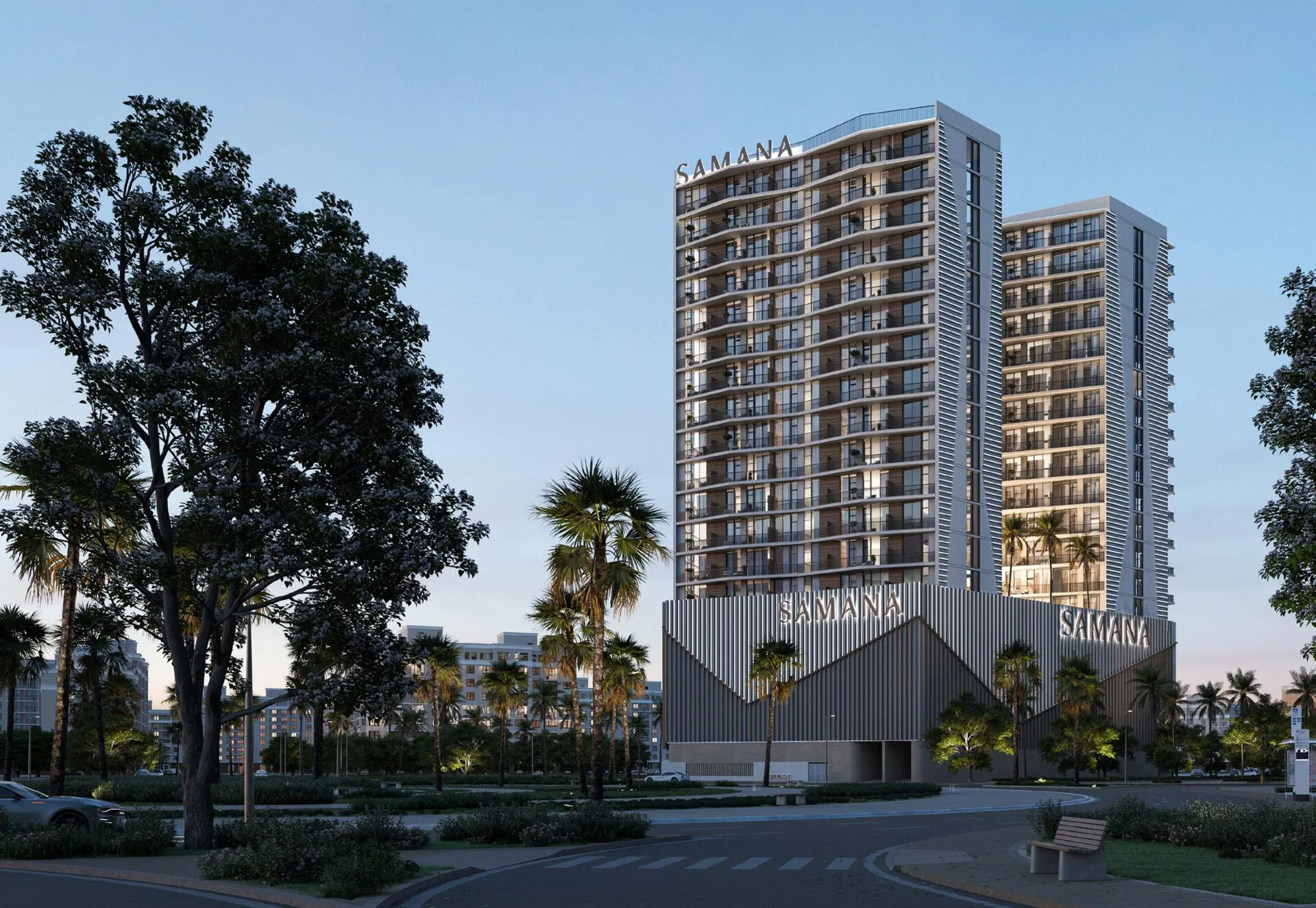 Фасад Samana Greenfield