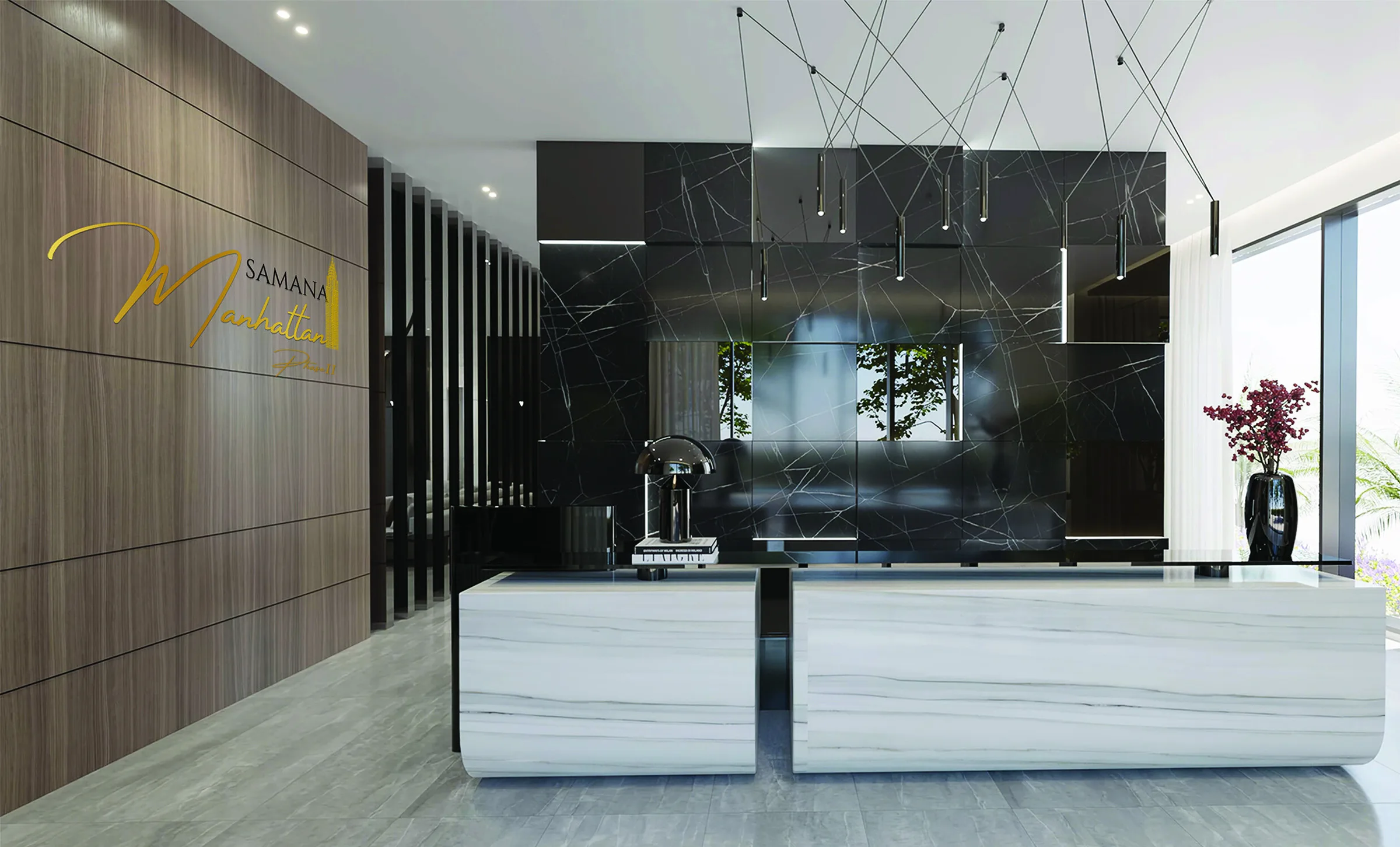 Ресепшн в лобби Samana Manhattan 2