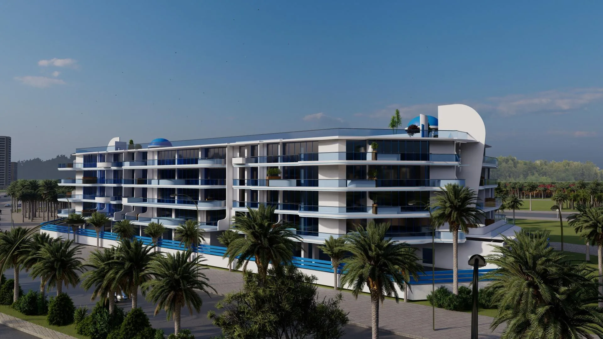 Samana Santorini со стороны улицы