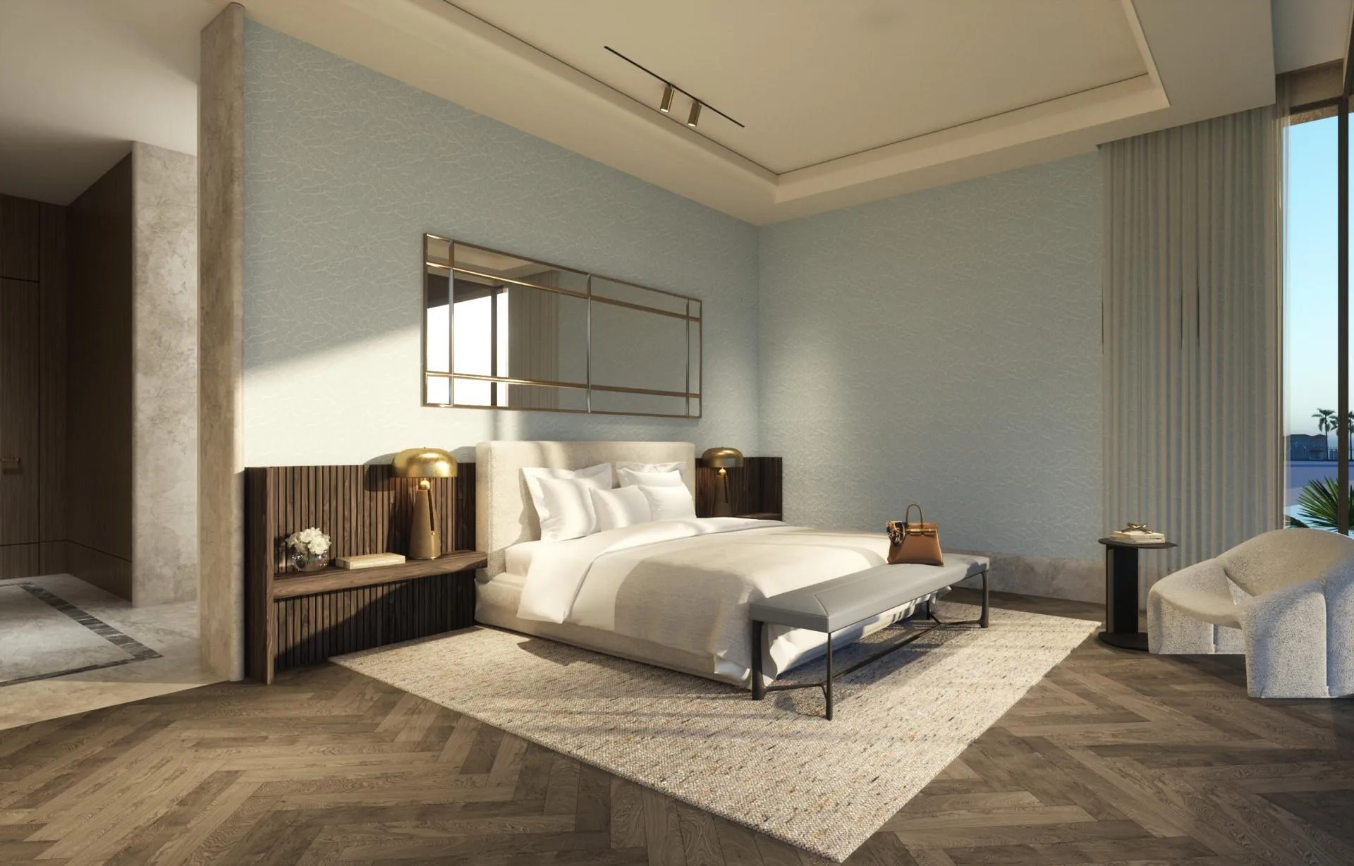 Спальня в Signature Villa