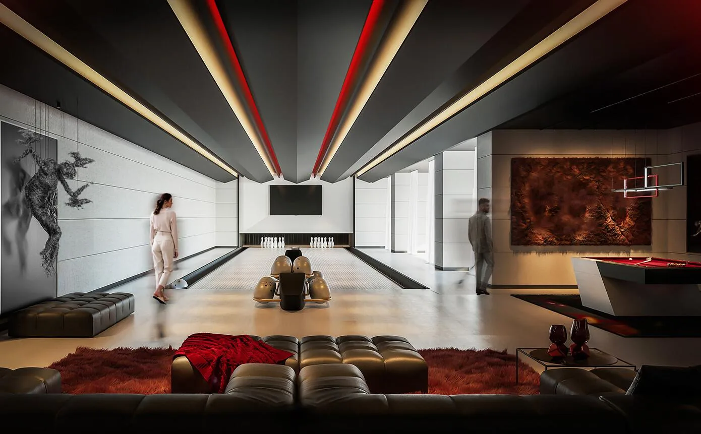 Боулинг в Sky Suites