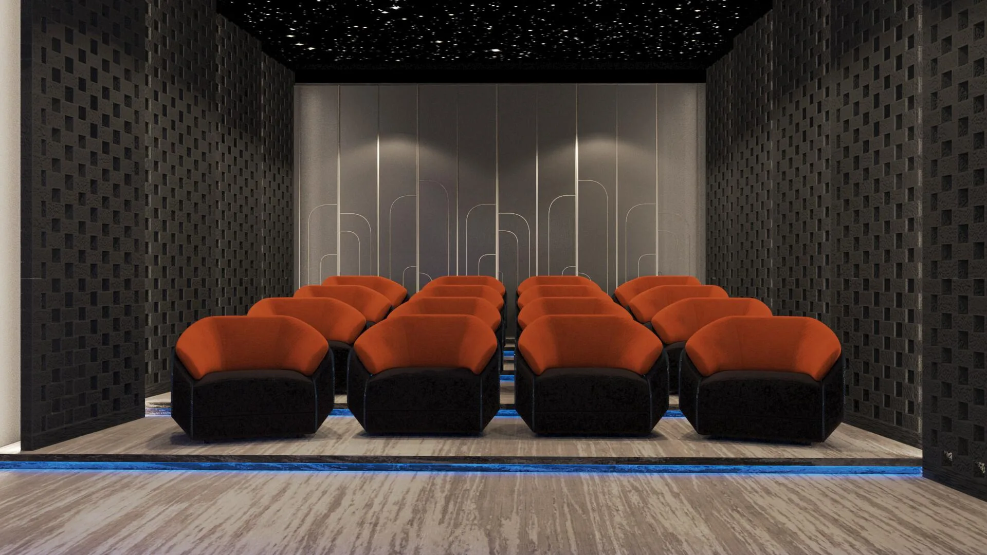 Кинозал Sky Suites с креслами