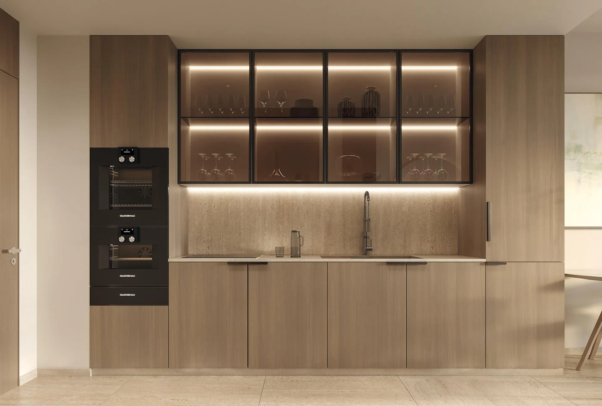 Кухня в квартире SkyHills Astra
