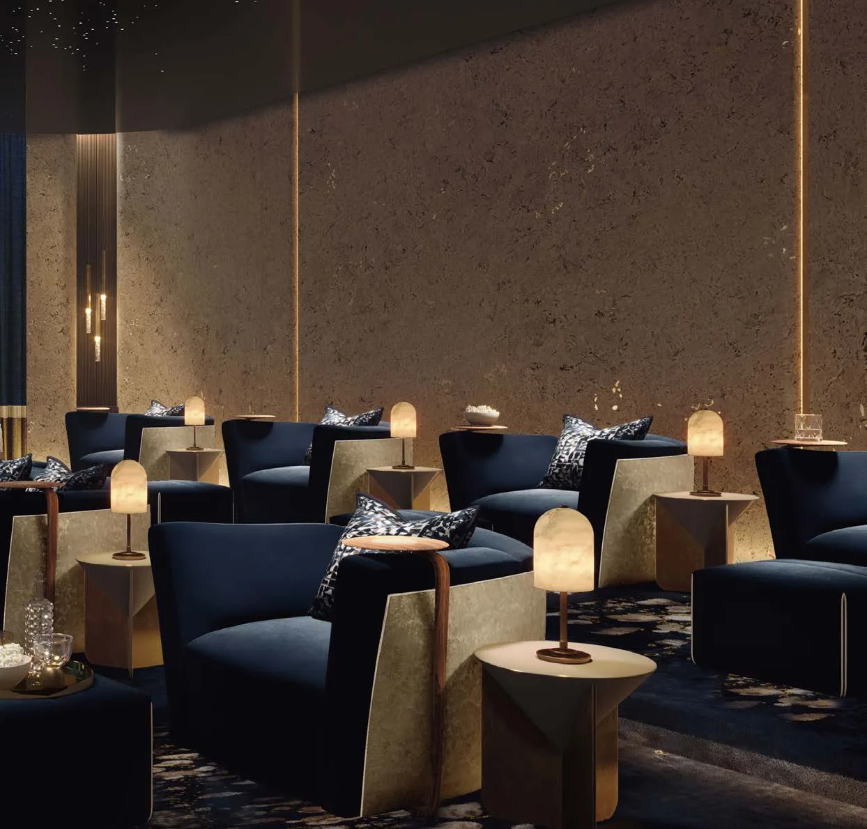 Кресла в кинозале Sofitel Residences