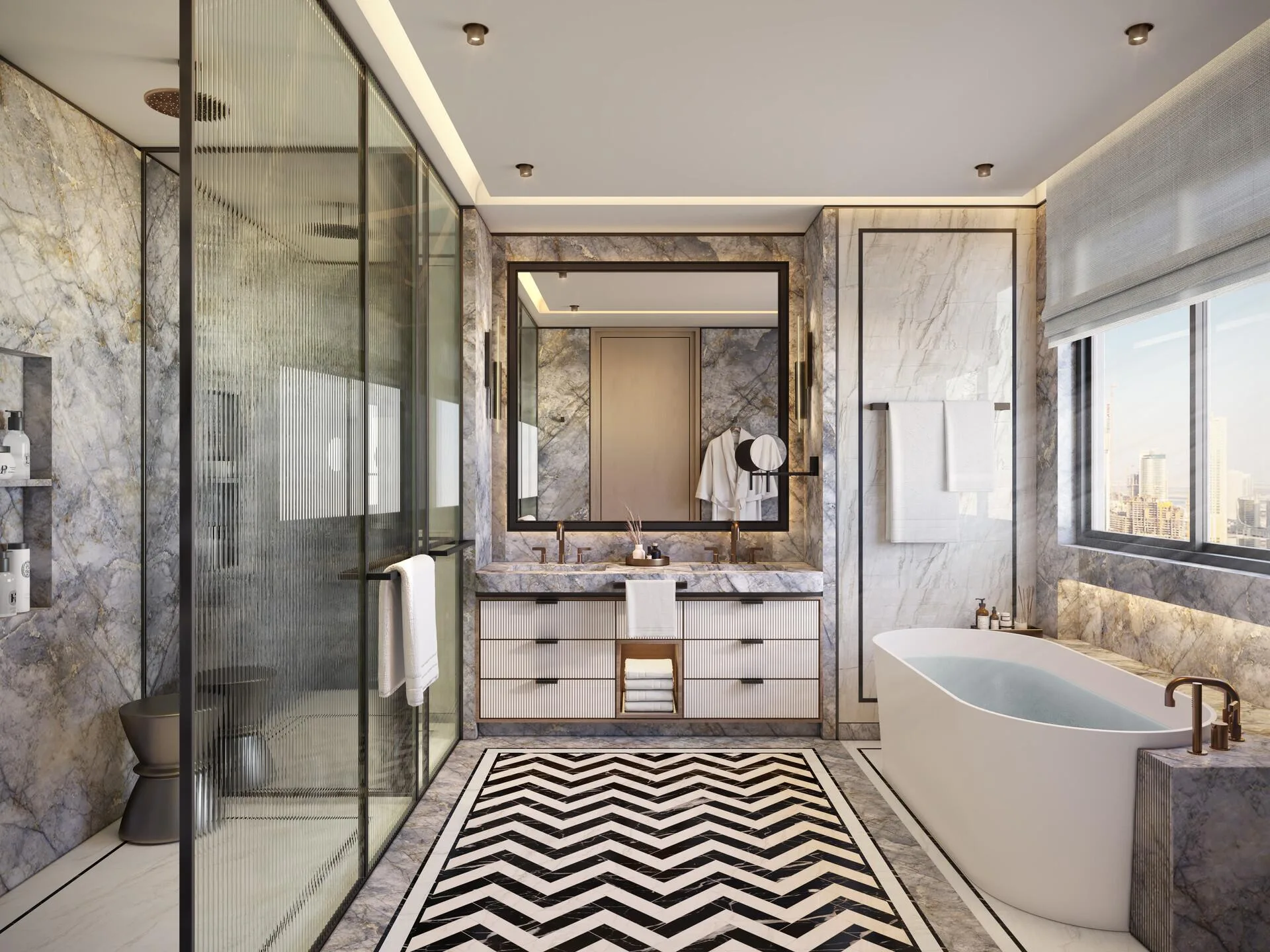 Ванная комната в квартире Sofitel Residences