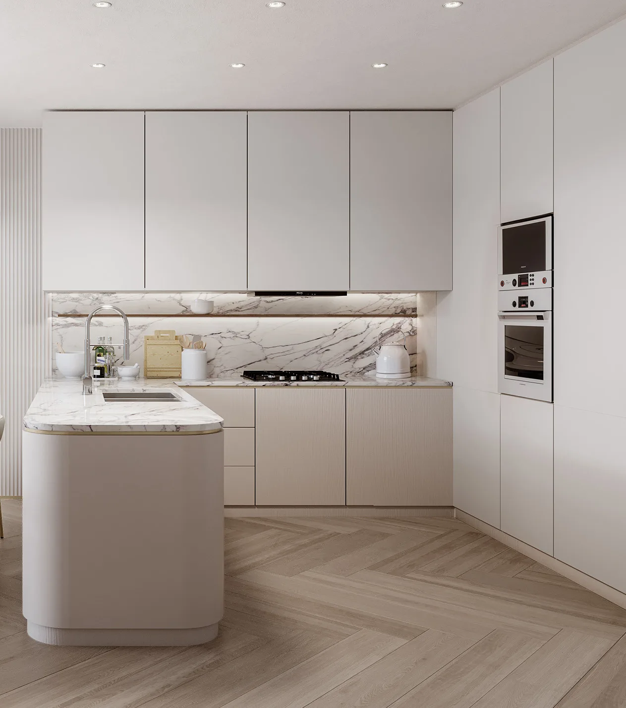 Кухня в квартире Sunset Bay Grand
