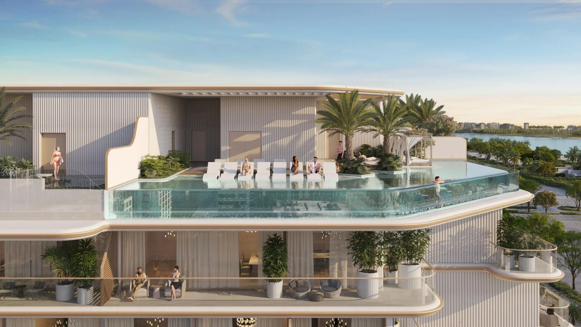 Sky Pool на крыше Sunset Bay Grand