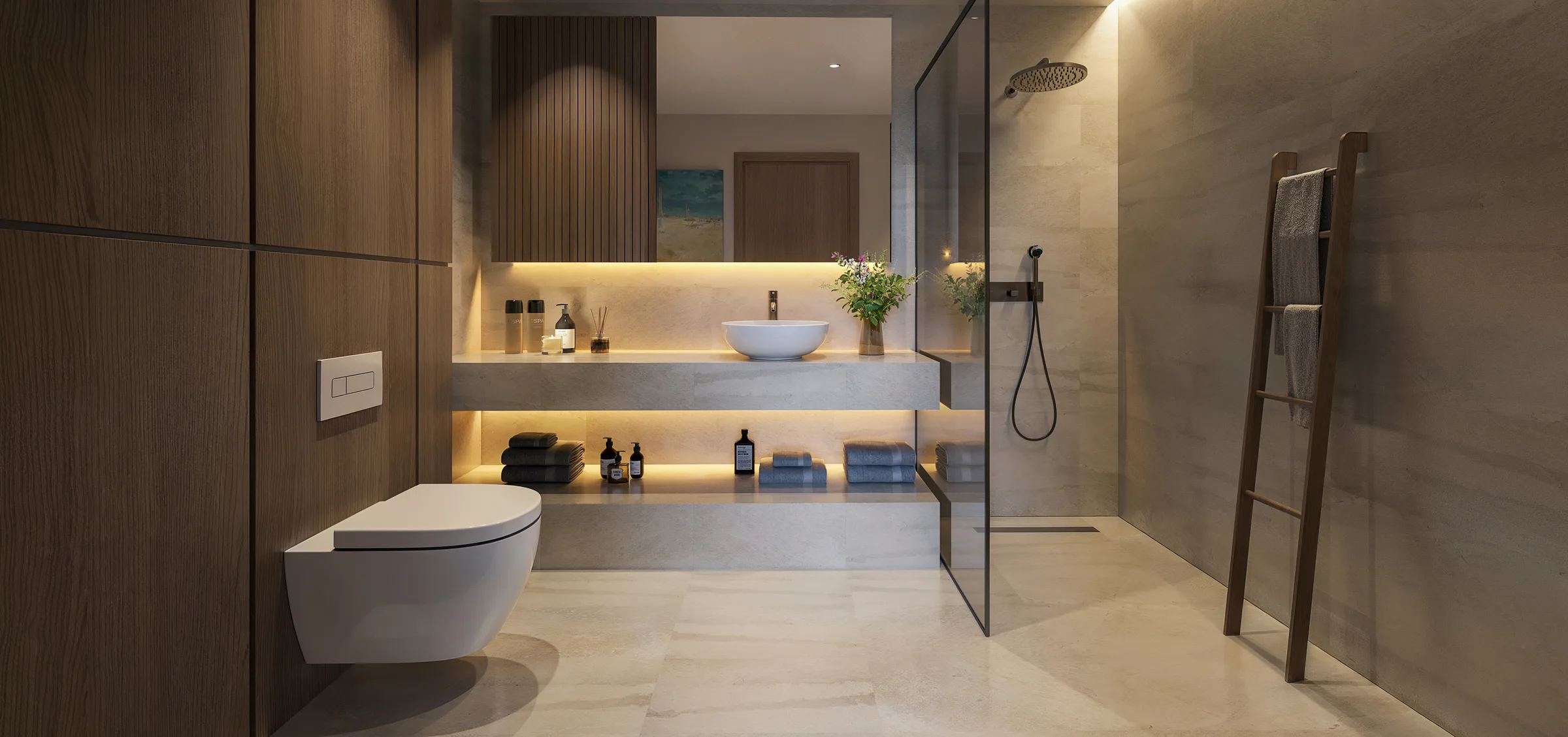 Ванная комната в квартире Taiyo Residences