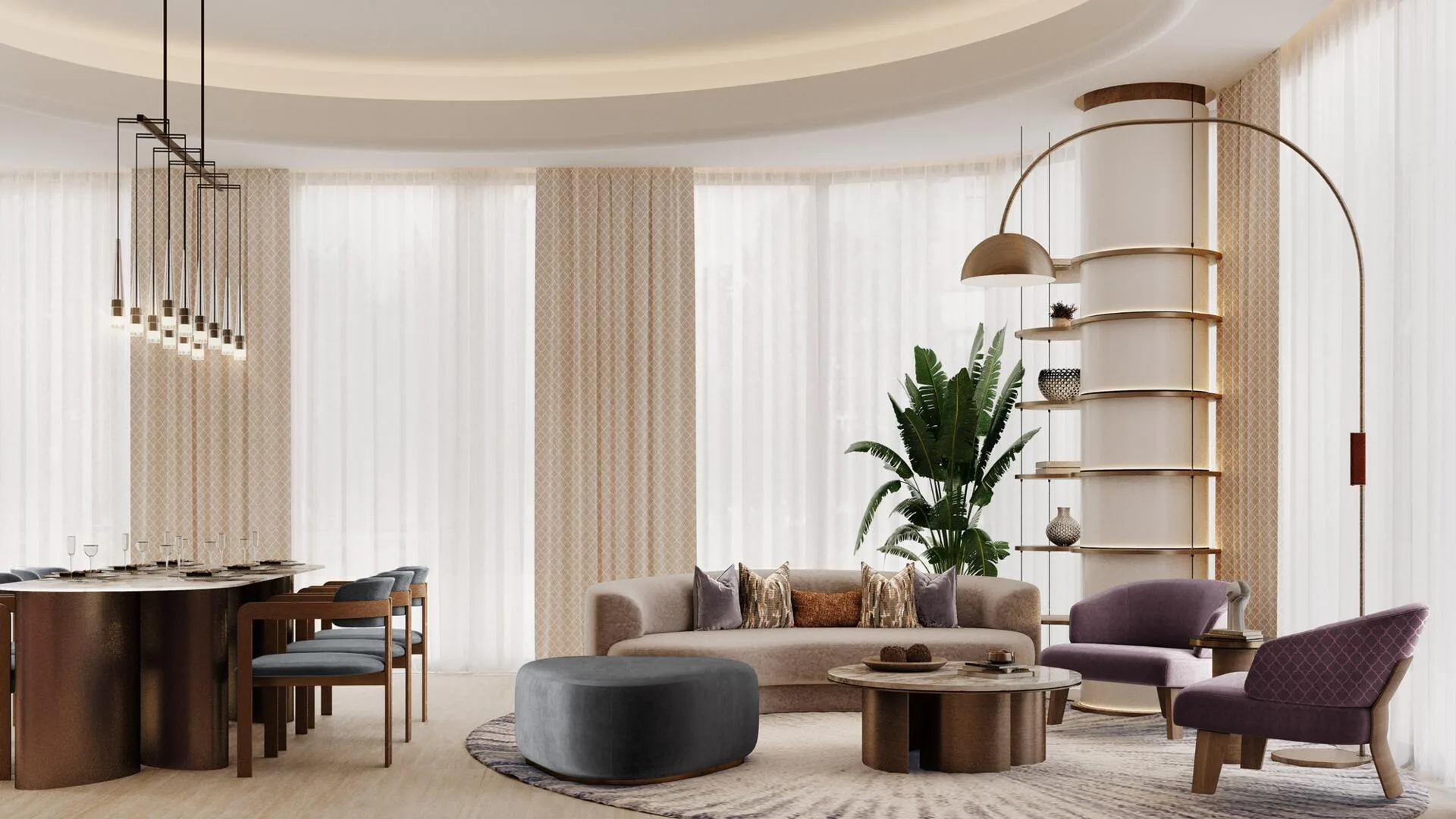 Гостиная в квартире Taj Wellington Mews