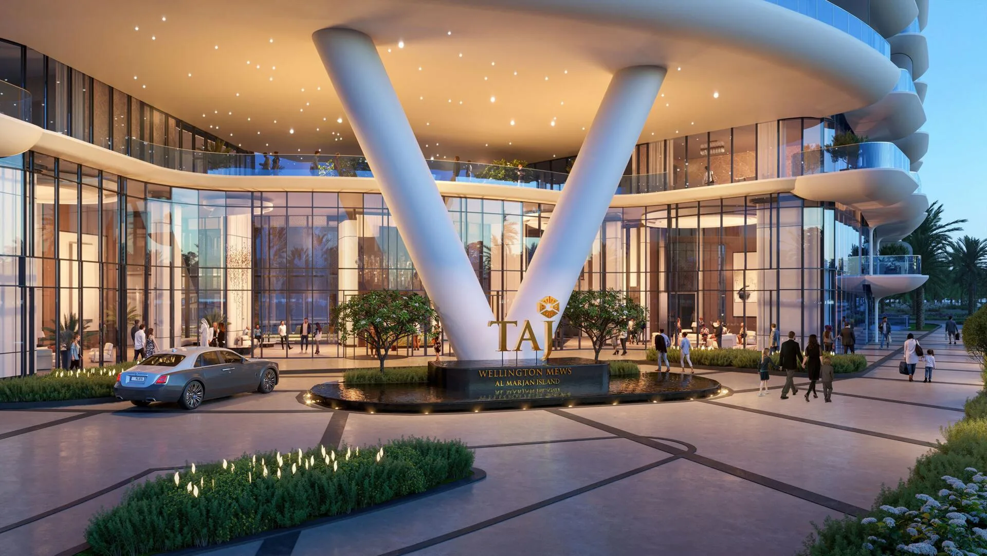 Главный вход Taj Wellington Mews