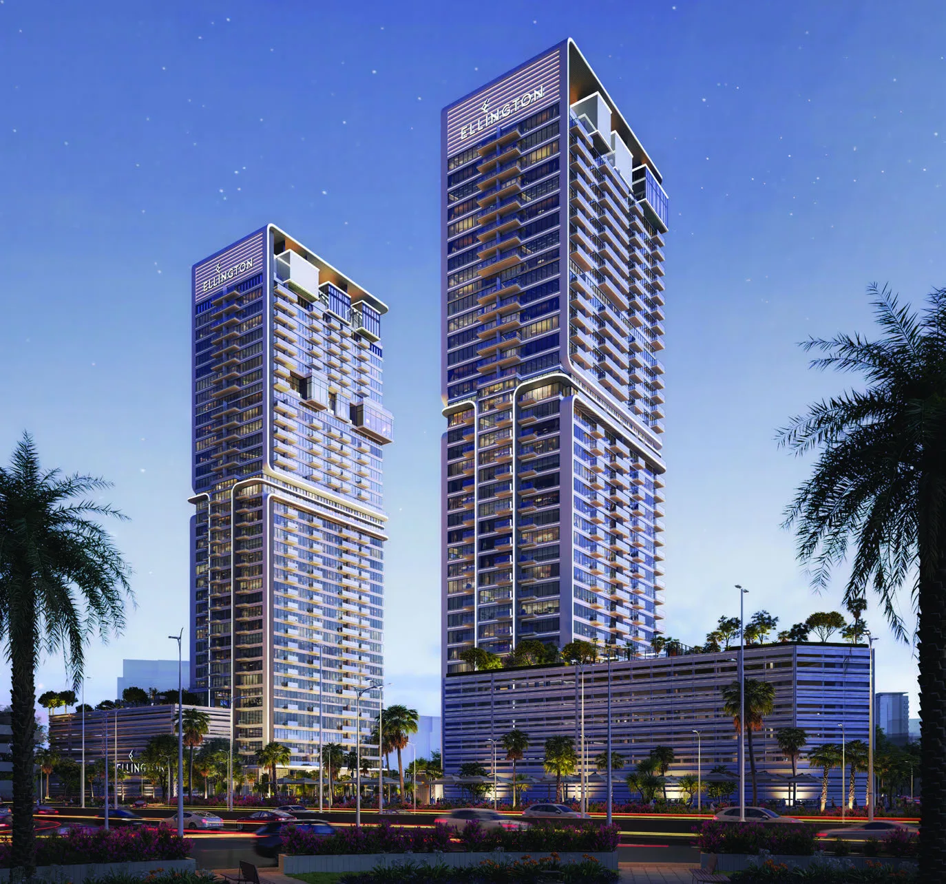 Башни Upper House в Jumeirah Lake Towers