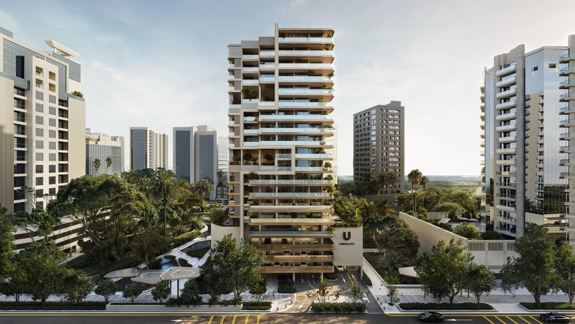 Urban Life Residences с улицы