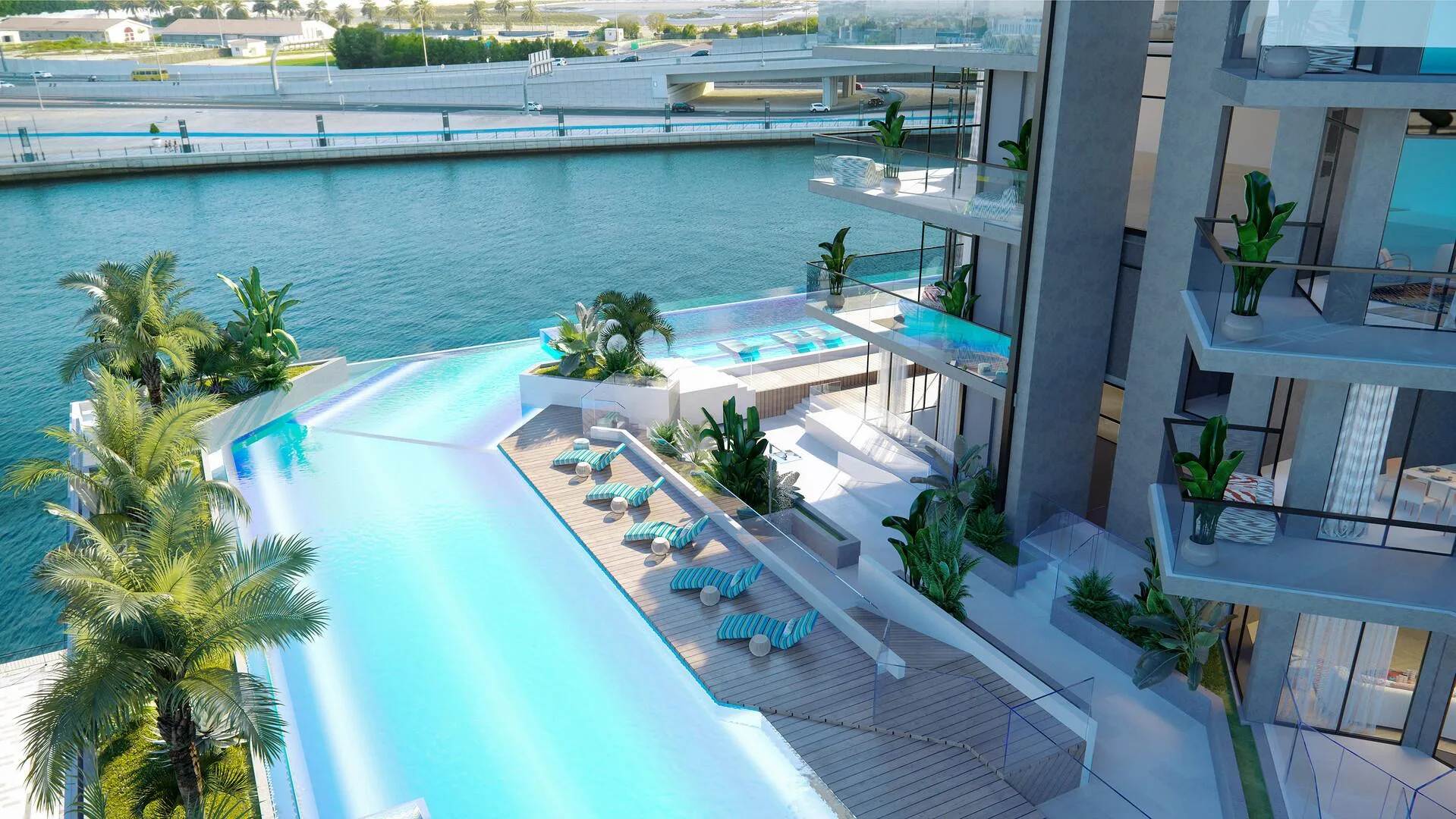 Инфинити-бассейн Urban Oasis сверху