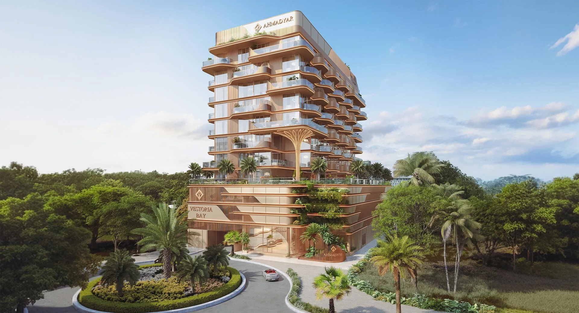 Vestoria Bay среди улиц Dubai Islands