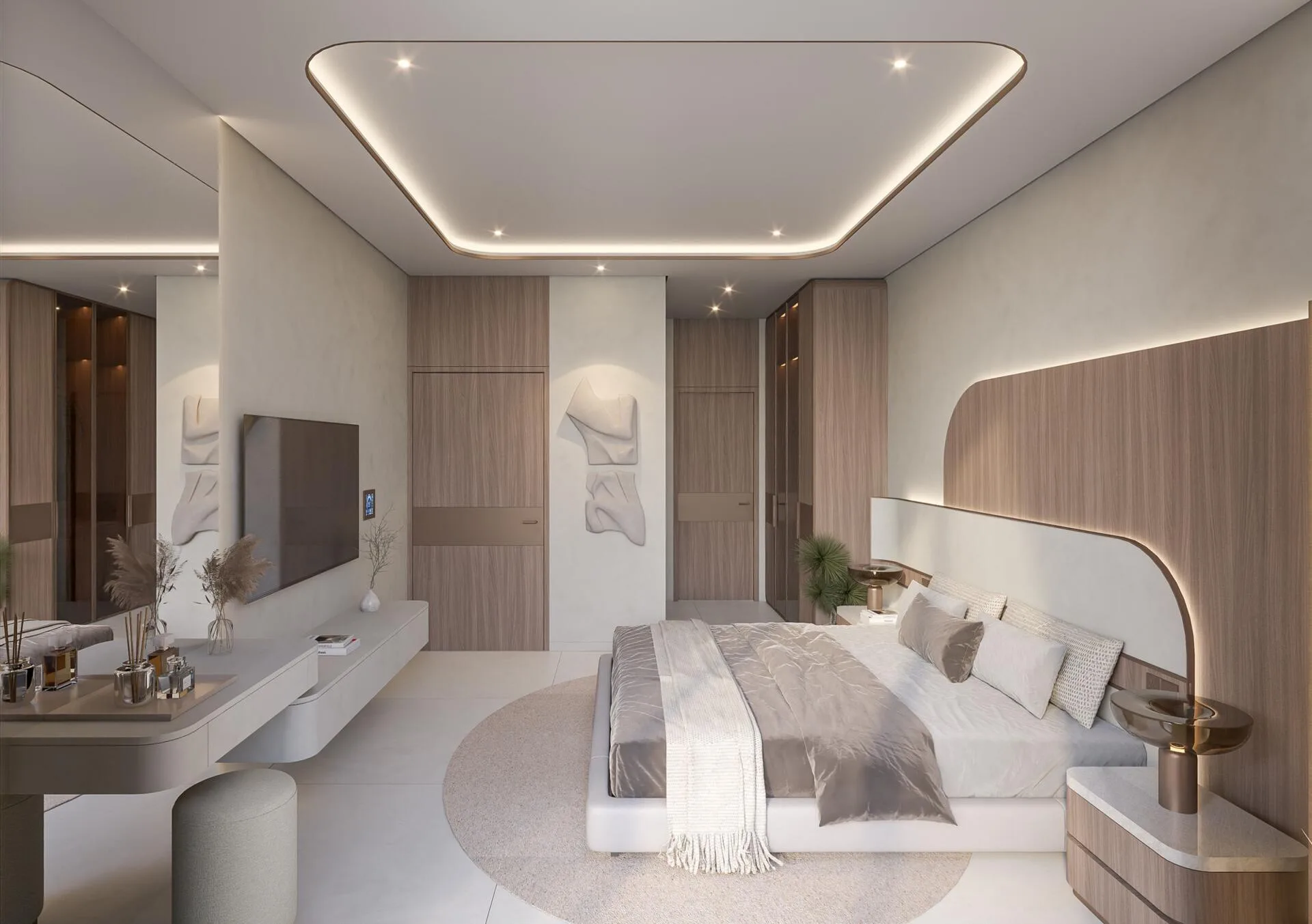 Спальня в квартире Vestoria Bay