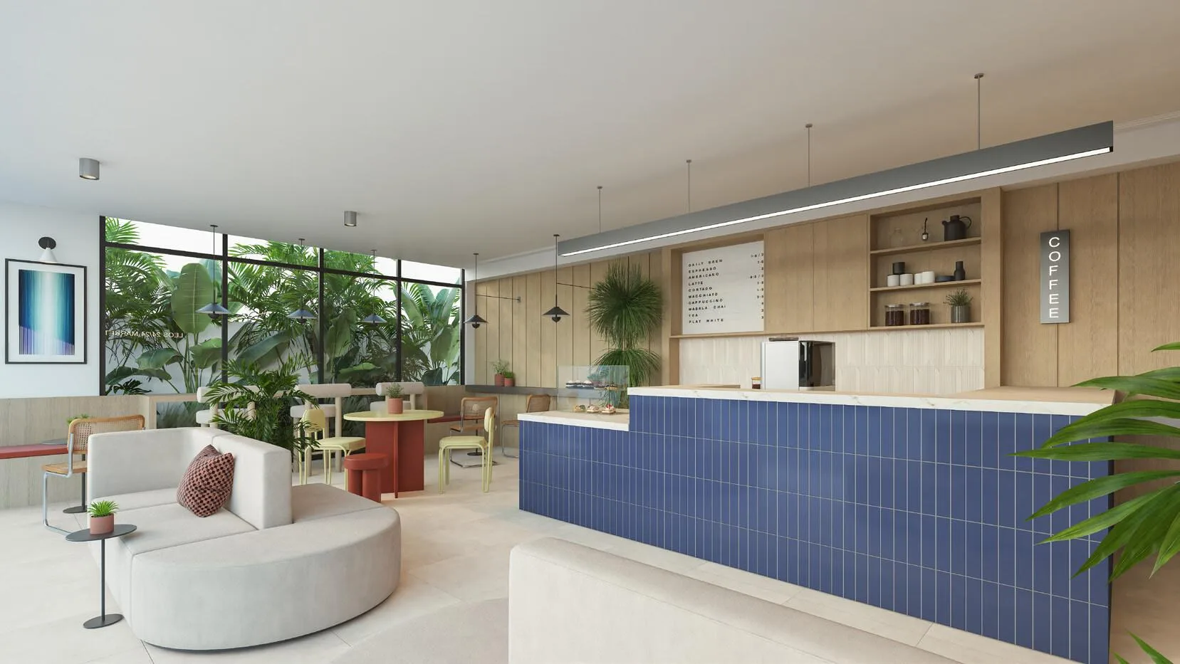 Como Lounge Café в Weybridge Gardens