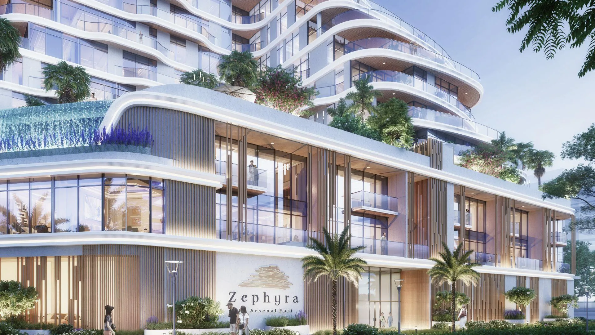 Вход в Zephyra Residences