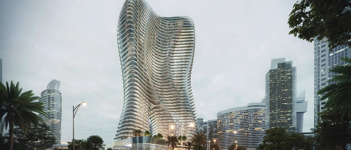 Bugatti Residences в Business Bay: волна фасада среди башен Дубая